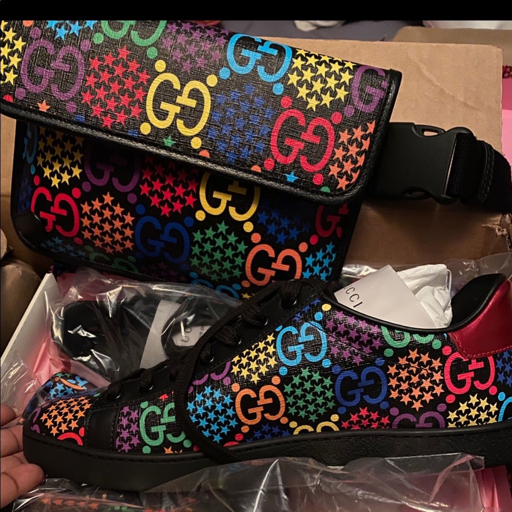 Gucci Psychedelic Bag & Shoes